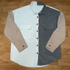 Corduroy Oversized Button Down